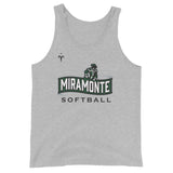 Miramonte Softball Unisex Tank Top