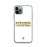 Mountaineers Club Softball iPhone Case