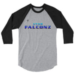 Utah Falconz 3/4 sleeve raglan shirt