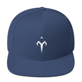 White Tytan Logo Wool Blend Snapback