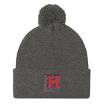 Herriman Hockey Pom Pom Knit Cap