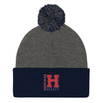 Herriman Hockey Pom Pom Knit Cap