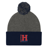 Herriman Hockey Pom Pom Knit Cap
