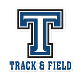 Tempe High School Track and Field Bubble-free stickers