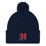Herriman Hockey Pom Pom Knit Cap