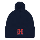 Herriman Hockey Pom Pom Knit Cap