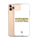Mountaineers Club Softball iPhone Case