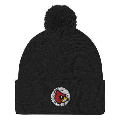 Louisville Volleyball Pom-Pom Beanie