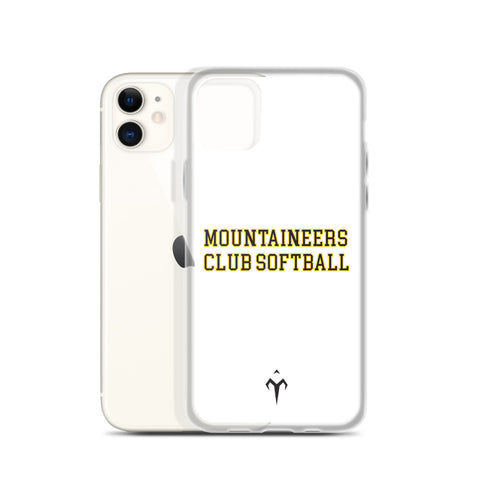 Mountaineers Club Softball iPhone Case