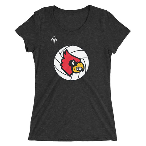 Louisville Volleyball Ladies' short sleeve t-shirt