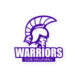 WSU Club Volleyball Bubble-free stickers