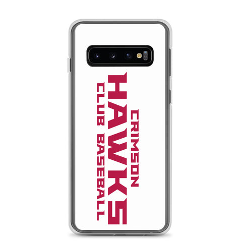 Crimson Hawks Club Baseball Samsung Phone Case