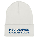 MSU Denver Lacrosse Club Cuffed Beanie