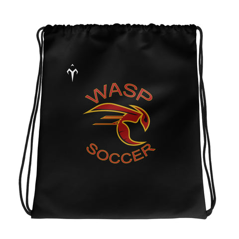 Wasp Soccer Drawstring bag