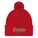 Fighting Scots Baseball Pom Pom Knit Cap