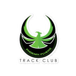 Phoenix Flyers Track Club Bubble-free stickers