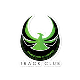 Phoenix Flyers Track Club Bubble-free stickers