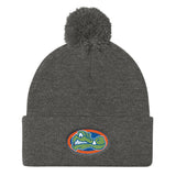Green Gators Pom Pom Knit Cap