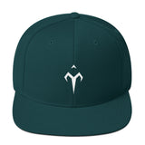 White Tytan Logo Wool Blend Snapback