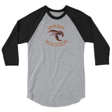 Wasp Soccer 3/4 sleeve raglan shirt