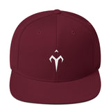 White Tytan Logo Wool Blend Snapback