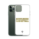 Mountaineers Club Softball iPhone Case