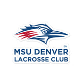 MSU Denver Lacrosse Club Bubble-free stickers