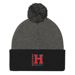 Herriman Hockey Pom Pom Knit Cap