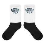 South Side Black foot socks