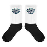 South Side Black foot socks