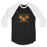 Tennessee Wrestling 3/4 sleeve raglan shirt