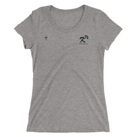 Kingman Football Black Logo Ladies' short sleeve t-shirt