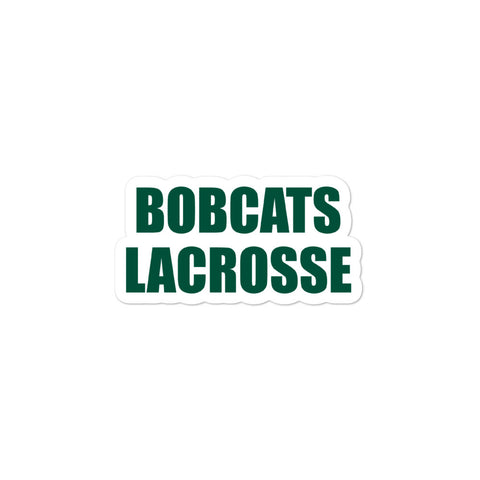 MSU Men's Lacrosse Bubble-free stickers