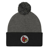 Louisville Volleyball Pom-Pom Beanie