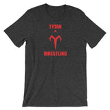 Red Tytan Wrestling Unisex short sleeve t-shirt