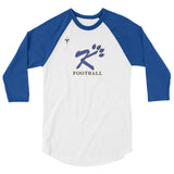 Kingman Football 3/4 sleeve raglan shirt