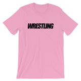 Black Wrestling Unisex short sleeve t-shirt
