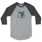 Green Canyon 3/4 sleeve raglan shirt