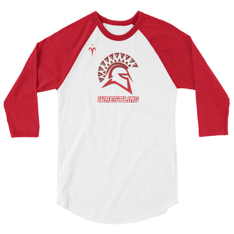 San Juan Wrestling 3/4 sleeve raglan shirt