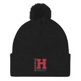 Herriman Hockey Pom Pom Knit Cap