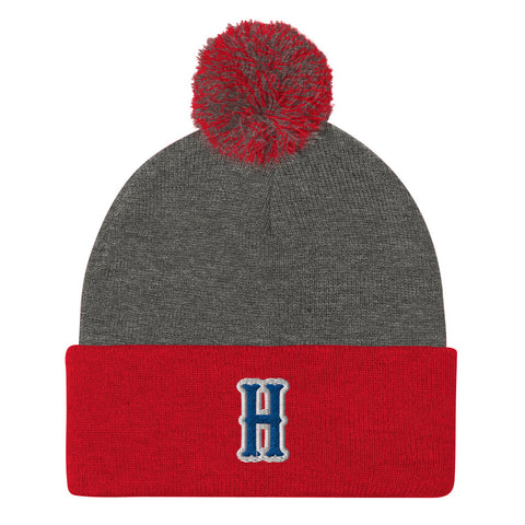 Holbrook Wrestling Pom-Pom Beanie