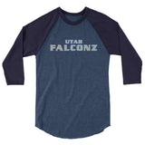 Utah Falconz 3/4 sleeve raglan shirt