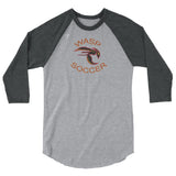 Wasp Soccer 3/4 sleeve raglan shirt