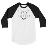 Utah Falconz 3/4 sleeve raglan shirt