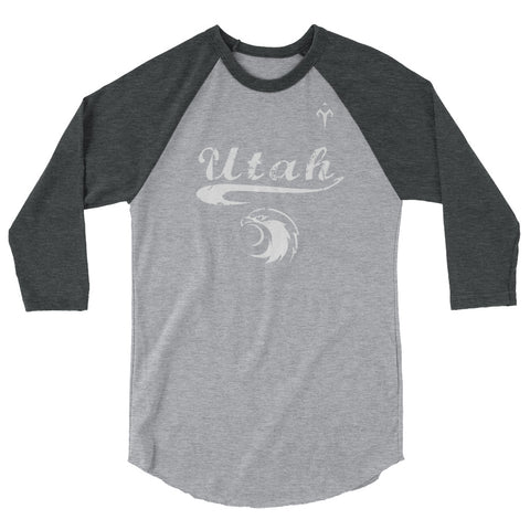Utah Falconz 3/4 sleeve raglan shirt