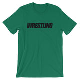 Black Wrestling Unisex short sleeve t-shirt