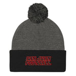 San Juan Football Pom-Pom Beanie