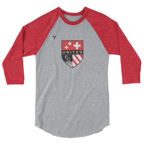 United FC Shield 3/4 sleeve raglan shirt