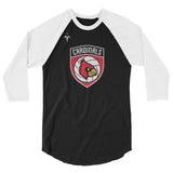 Louisville Volleyball 3/4 sleeve raglan shirt