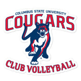 CSU Club Volleyball Bubble-free stickers
